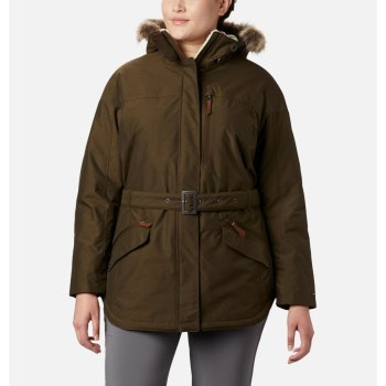 Columbia Ženske Jakne - Carson Pass II Plus Size Maslinasto Zelene | UEXK-43902